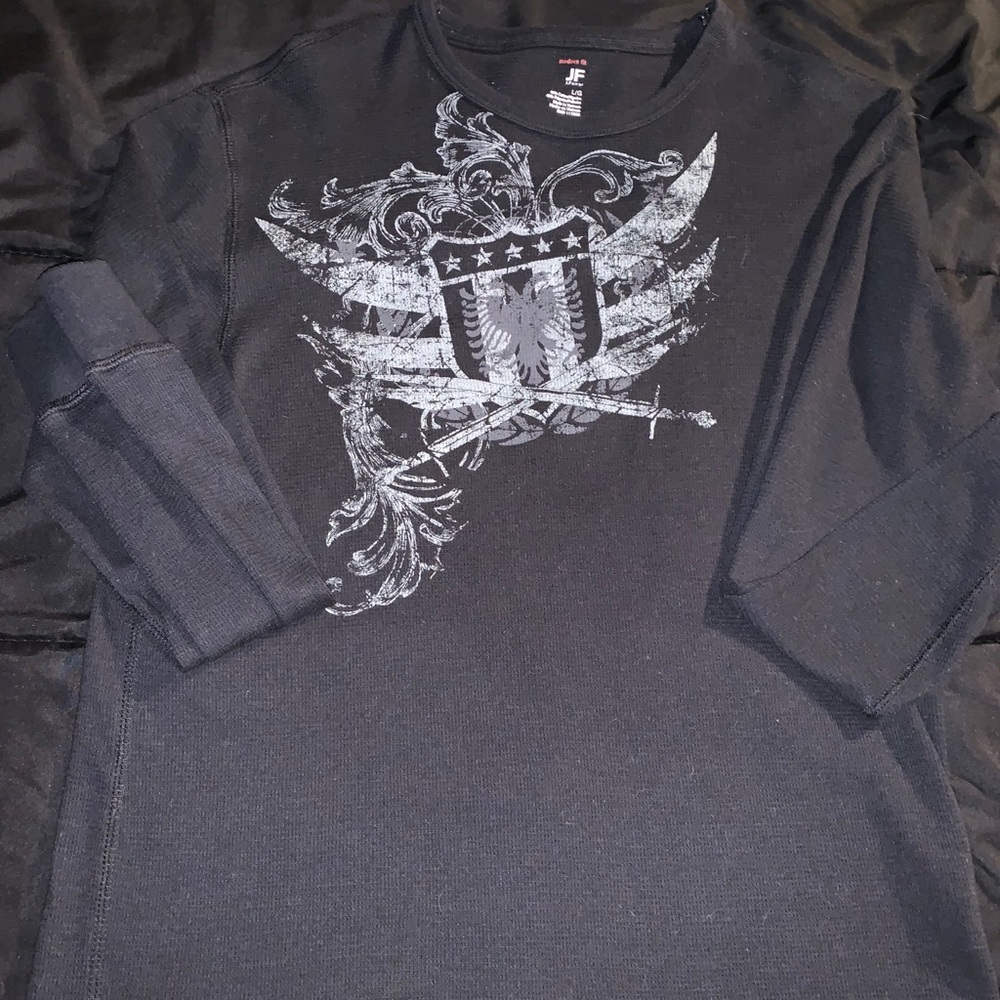 Mens distressed J. Ferrar  long sleeve shirt